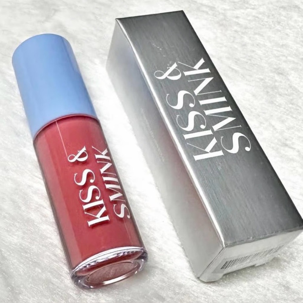 $20 or 2/$30KISS & SMINK LIP AURA TINTED LIP OIL “PEONY” - BRAND NEW in the box!
